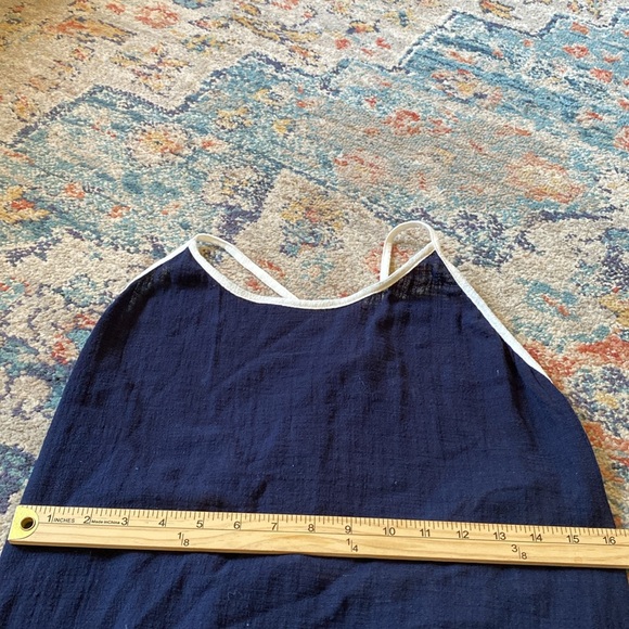 THE LADY & THE SAILOR
MILA DRESS IN navy gauze - Picture 8 of 8